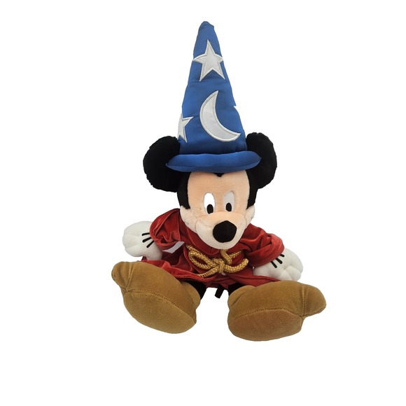Bring home the magic of Disney with this Sorcerer Mickey Mouse plush from - Picture 1 of 5
